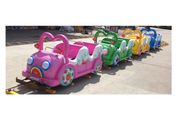 Buy cheap Colorful Kiddie Train Rides Chasing Car Type With 40 M Steel Track from wholesalers
