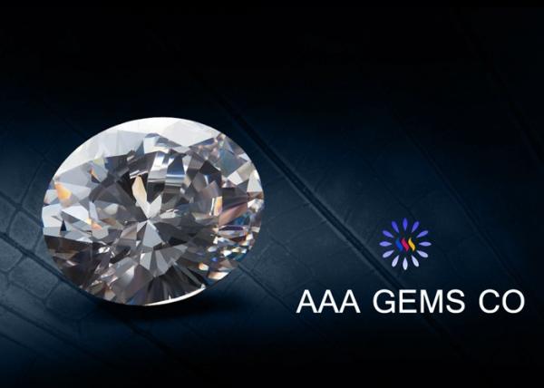 Buy cheap Decorative Diamond Oval Moissanite Rings Gemstone White Round from wholesalers