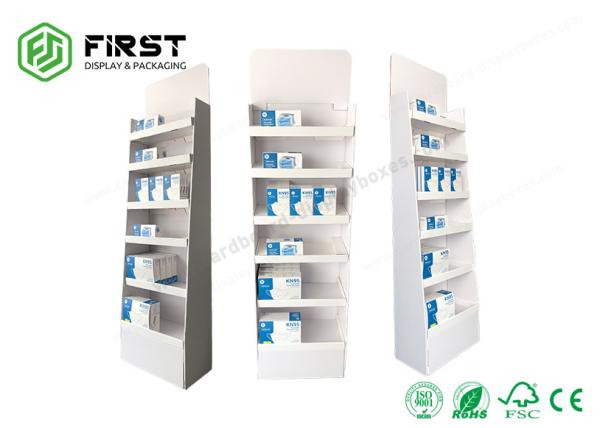 Buy cheap Custom Printing Paper Cardboard Display Retail Corrugated Carton Floor Display Stand from wholesalers