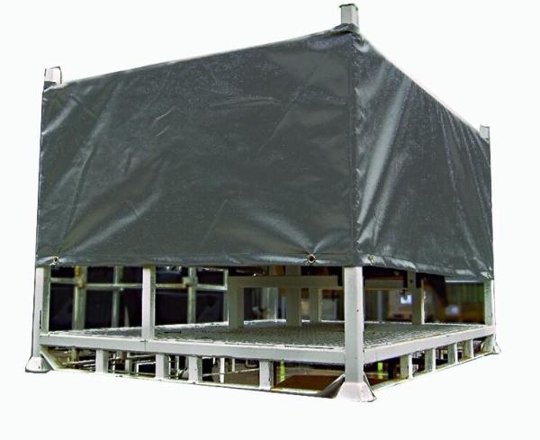 water & weather resistant, dust proofed PVC weatherproof fabrics Pallet Box Rack