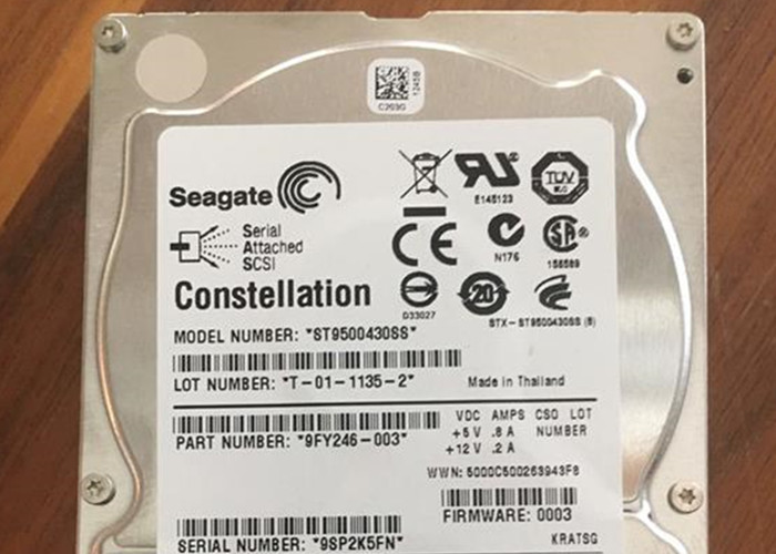 500GB 2.5 SAS New Hard Drive For Dell Laptop , Dell Laptop HDD ST9500430SS