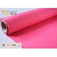 Buy cheap Red 0.4mm Fiberglass Welding Cloth Fire Resistant Bulk Fiberglass Cloth Roll product