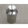 Buy cheap SS304 High Rubber Sealing Ring Stainless Steel Milk Can With Fixed Handle from wholesalers