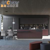 Buy cheap Particleboard Islands Modular Kitchen Cabinets for Container Villa House in Bodex Color product