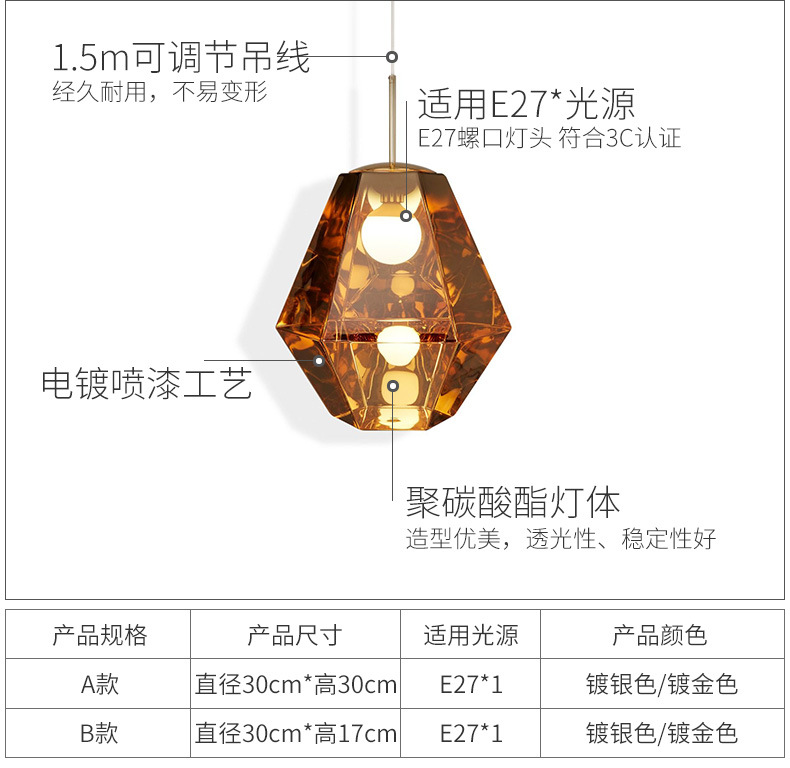 Modern Pendant Lights Designer Glass Hanging Lamp For Dining Room Bedroom glass shade lamps(WH-GP-165)