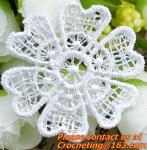 vintage crochet cup mats round motif doilies Crochet Applique headband flowers