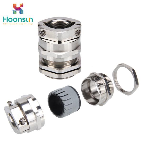 Buy cheap Double Locked Waterproof Cable Gland / Lock Fastener Electrical Cable Joints from wholesalers