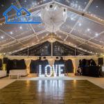 Outdoor Custom Color Hotel Event Party Tent Sound Proof Structured Tents Wedding