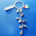 PU leather keychains, Genuine leather keyring, keyfolders, keyfinders, 3D