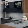 Buy cheap Full Joinery Solid Wood Design Shaker Kitchen Cabinets in Walnut Wood Color for Durability from wholesalers
