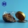 Buy cheap 300# 380ml Dried Jerky Fruits PET Plastic Can With Screw Lid 96mm Height from wholesalers