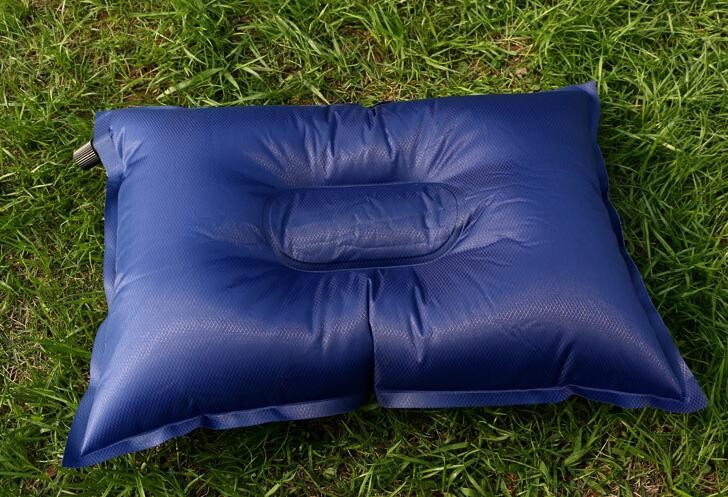 Camping Inflatable Travel Pillow , Pvc Inflatable Sleeping Pillow Various Color