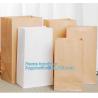 Buy cheap Custom bakery paper bag / Food grade bread packaging bags, white or brown craft paper bag,greaseproof kebab sandwich bre from wholesalers
