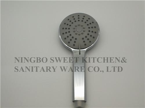 Buy cheap hot sale ABS material chrome plating shower head hand shower rain shower sanitary ware accessories from wholesalers
