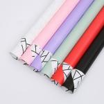Double Side Patterned Plastic Flower Florist Wrapping Paper 58cm*58cm
