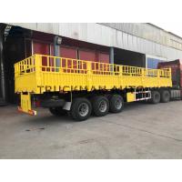 Buy cheap Truckman Brand Cargo Semi Trailer , Semi Tractor Trailer With Linglong 315/80r22 product
