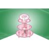 Buy cheap Three tier Cake Cardboard Standees , Countertop Stand up Display from wholesalers