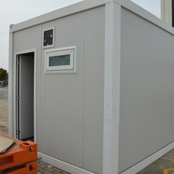 Buy cheap Modern Steel Two Doors Flat Pack Container House For Public Shower Room from wholesalers