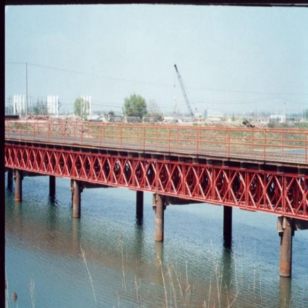 Buy cheap Tracked Load 50t Steel Girder Bridges / Compact Panel Modular Steel Bridge from wholesalers
