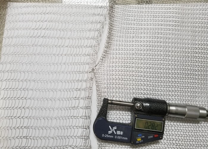 Single 0.25mm Knitted Wire Mesh 431 Type Titanium Wire Mesh Screen