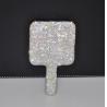 Buy cheap Small Diamond Makeup Portable Magnifying Mirror Light Up For Travel from wholesalers