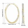 Buy cheap New Fashion S925 Jewelry Party Gift Custom CZ Huggie Gold Hoop Earrings For Women from wholesalers