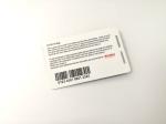 Cmyk Barcode PVC Plastic Vip Loyalty Membership Card Hot Stamp Silver Foil