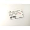 Buy cheap Cmyk Barcode PVC Plastic Vip Loyalty Membership Card Hot Stamp Silver Foil from wholesalers