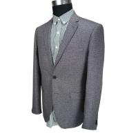 Buy cheap Two Buttons Male Blazer Jackets Slim Fit Grey Business Windproof Custom Size product