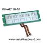 Buy cheap Customized 10 Keys stainless steel keypad , entry metal keypad with LED Light from wholesalers