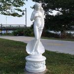 Marble Aphrodite Statue Life Size Naked Greek Sexy Goddess Sculpture Hand Carved