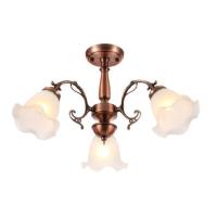 Buy cheap Lily Of the Valley European Style Red Bronze Chandelier for living room energy product