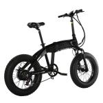 OEM Fat Tire Electric Mountain Bike , Pre Assembled 20 Inch Wheel Mountain Bike