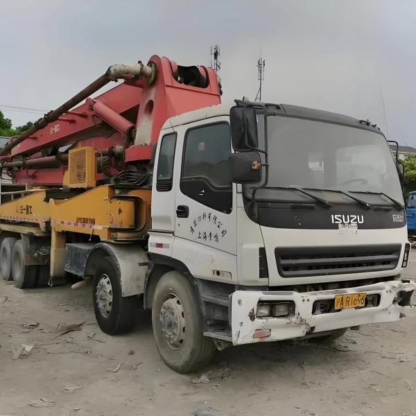 Buy cheap Hydraulic Putzmeister Used Concrete Pumps Trailer 121 Feet Z Shaped from wholesalers