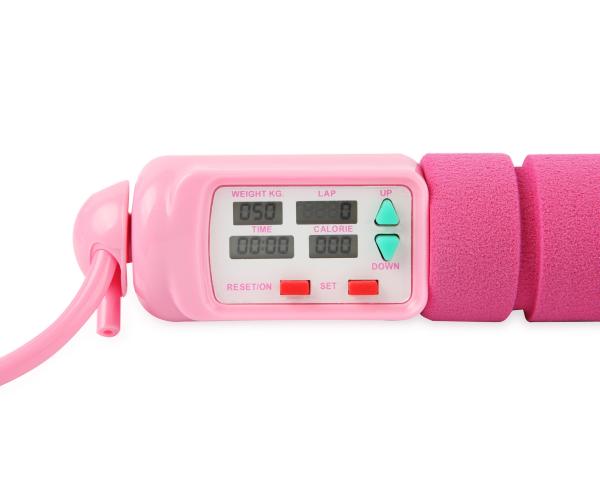 Buy cheap Fitness Jump Rope Unisex Mass Customization OK-168 Pink Jump Ropes Personalized Color And 180 G Weight from wholesalers