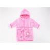 Buy cheap Natural Pink Toddler Cotton Bathrobe , Baby Shower Robe Cute Fun Designs from wholesalers