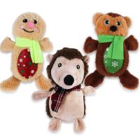 Buy cheap 18cm cute apperance smile plush pet toy with sound for teeth cleaning product