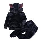 Sports Children'S Outfit Sets Leisure Gold Velvet Two Piece