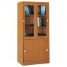 Buy cheap 4 Doors Sliding Door Steel Filing Cabinet Knock Down Metal Stationery Cupboard Thermal Transferred Coated from wholesalers