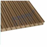 Buy cheap 6mm Brown POLYGAO Polycarbonate 2-wall Sheet All-season Performance Fire Resistant Hail Proof Polycarbonate Sheet from wholesalers