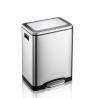 Buy cheap Living Room Pedal Sanitary Bin , 16L Rectangle Stainless Steel Trash Can from wholesalers
