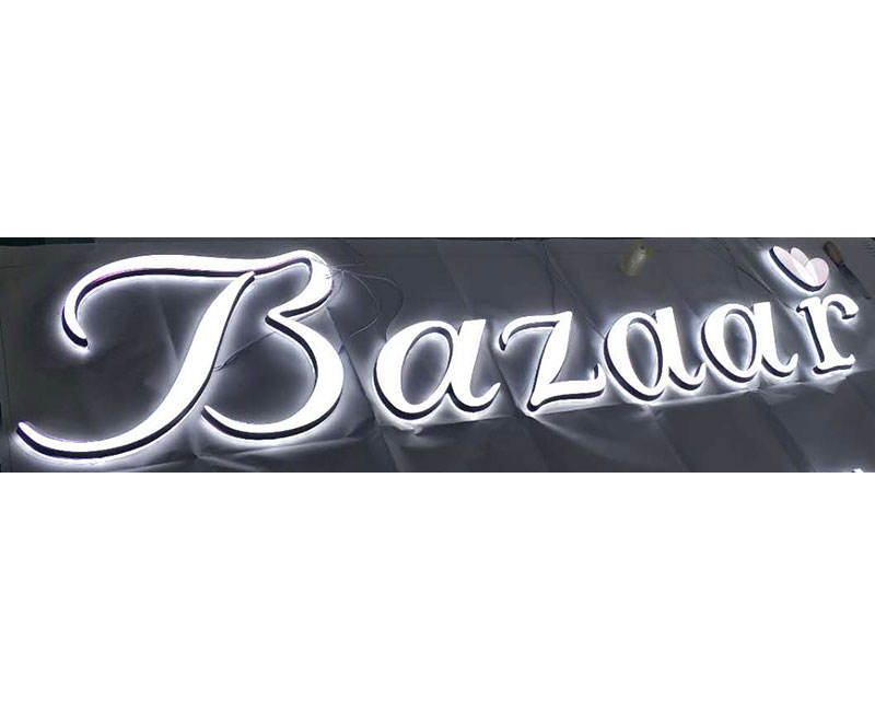 3d Lighting Acrylic Mini Led Channel Letter Sign 3D Open For Shop Mini Led Acrylic 3d Backlit Letter LED Sign