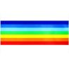 Buy cheap Polyester Rainbow Colored Ribbon , Double Face Wide Rainbow Ribbon from wholesalers