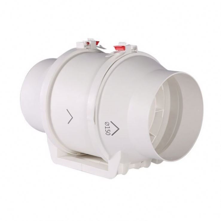 240V Voltage White High Air Flow 10 Inch Industrial Ventilation Exhaust 120MM Fan