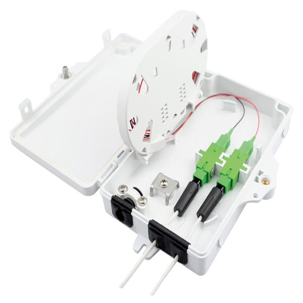 Network Distribution Access Outdoor FTTH IP65 Fiber Optic Termination Box 2
