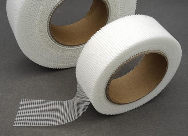 Colorful Fiberglass Mesh Tape 5cm X45m Wall Alkali Resistant Glass Fiber Mesh