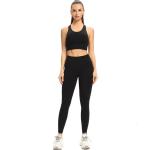 Acid Wash Athletic Wear Set High Impact Sports Bra 100% Squat Proof Pocket