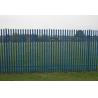 Buy cheap Powder Coated Green Color Metal Palisade Fence Park 6 Feet High from wholesalers