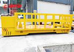 1-500 tons Production Line Transfer Electric Powered Trolley Cart , Steeable