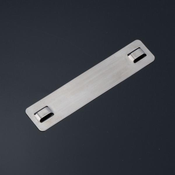 Buy cheap Engraved Stainless Steel Cable Marker Plate 85mmx20mm X0.5mm SS Cable Tags from wholesalers